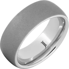 Serinium Classic Dome Ring with Sandblast Finish