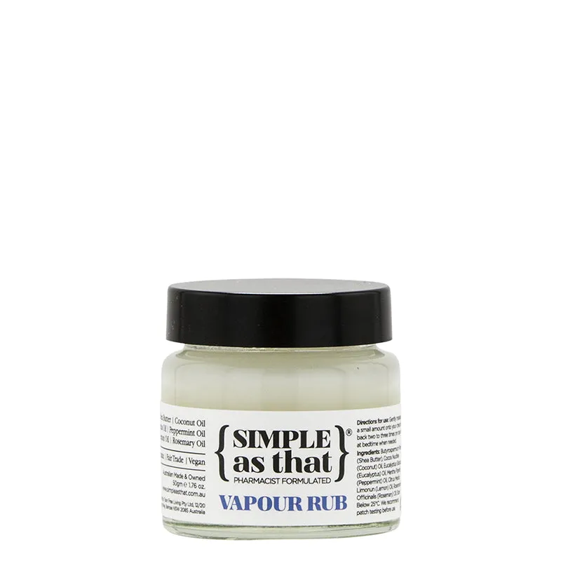 {SIMPLE as that} Vapour Rub