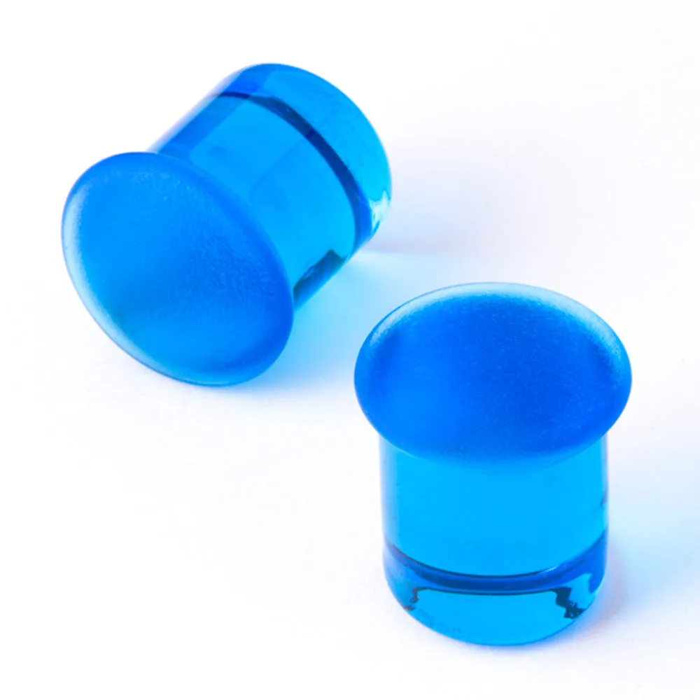 Simple Glass Plugs - Matte Ocean