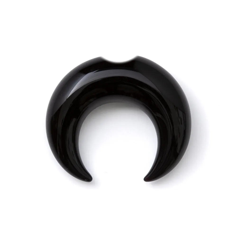 Simple Glass Septum Pincher - Black