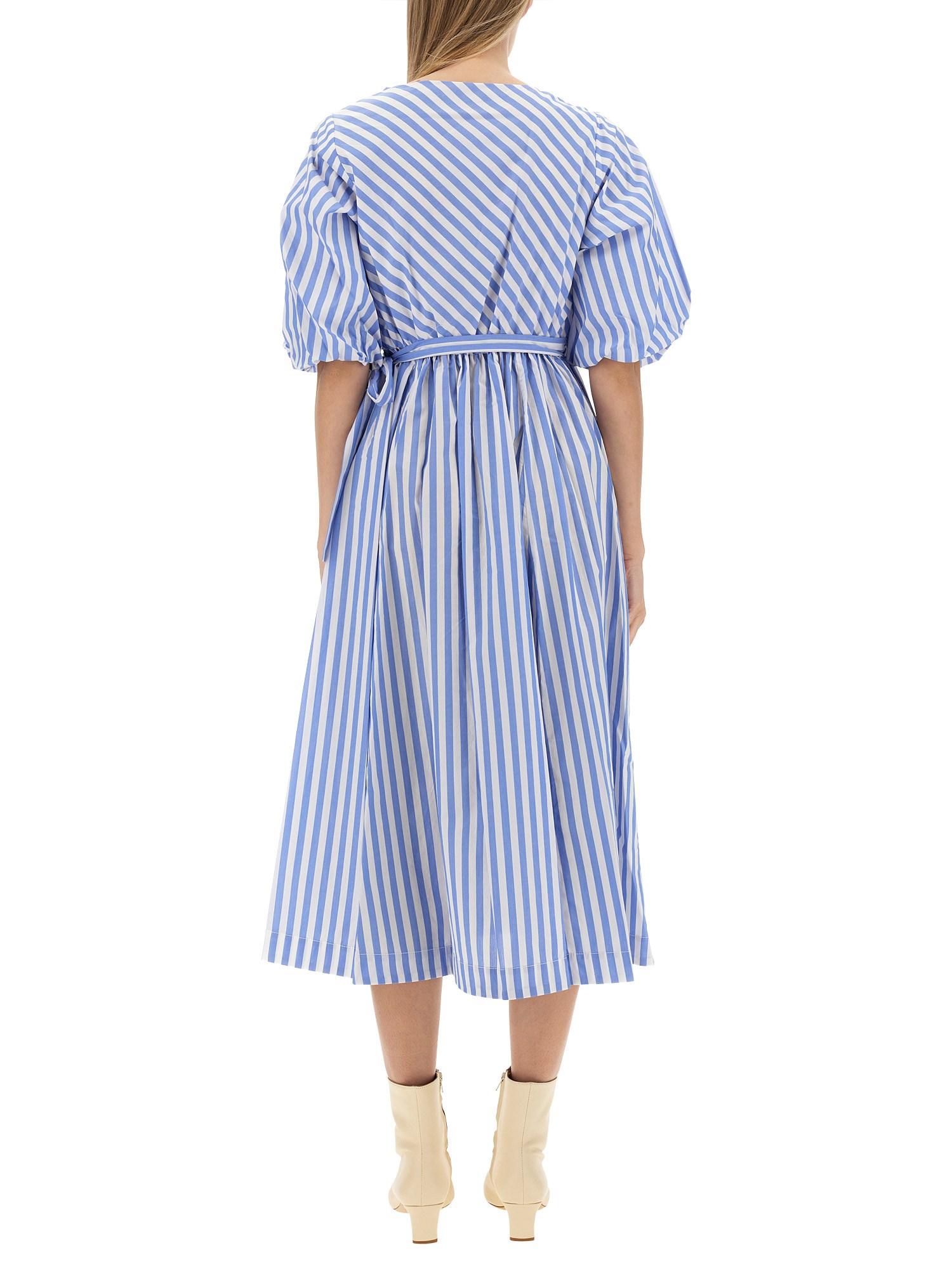 STAUD    COTTON POPLIN JODIE DRESS