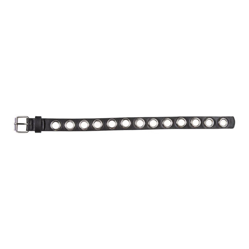 STREET FASHION RIVET PU BUCKLE NECKBAND BY13006