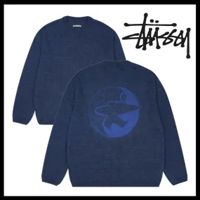 STUSSY  |Street Style Logo Skater Style Sweatshirts