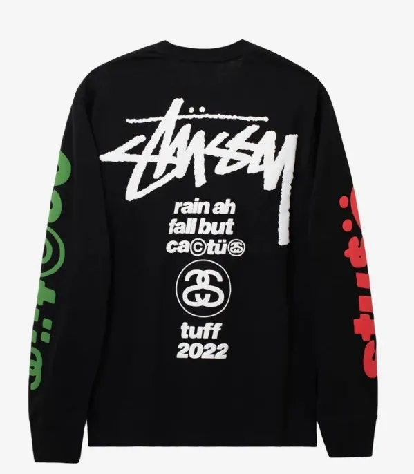 STUSSY  |Unisex Street Style Logo Skater Style Sweatshirts