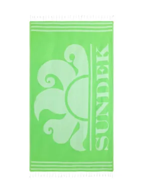 Sundek Telo Mare Unisex Key Fouta Towel Am401atc1000 Verde