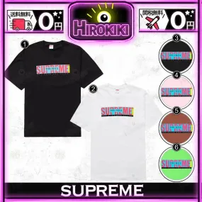 Supreme  |Unisex Street Style Collaboration Logo T-Shirts