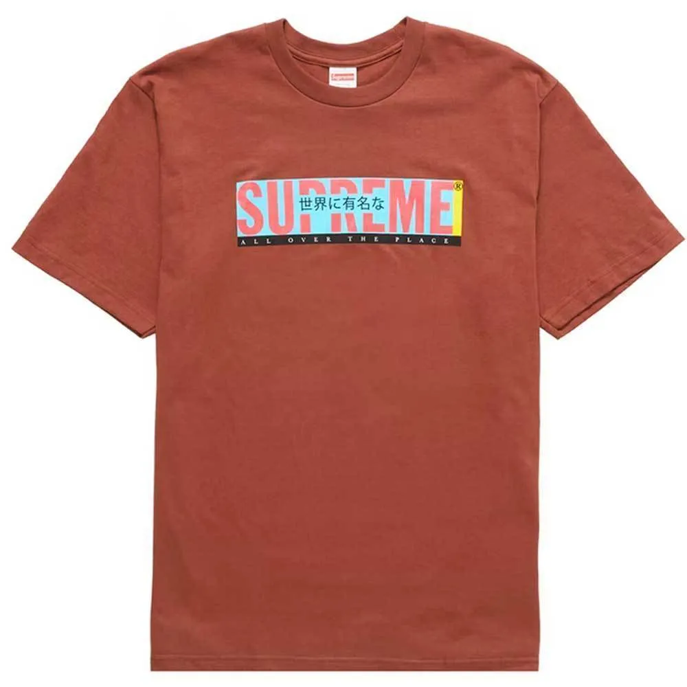 Supreme  |Unisex Street Style Collaboration Logo T-Shirts