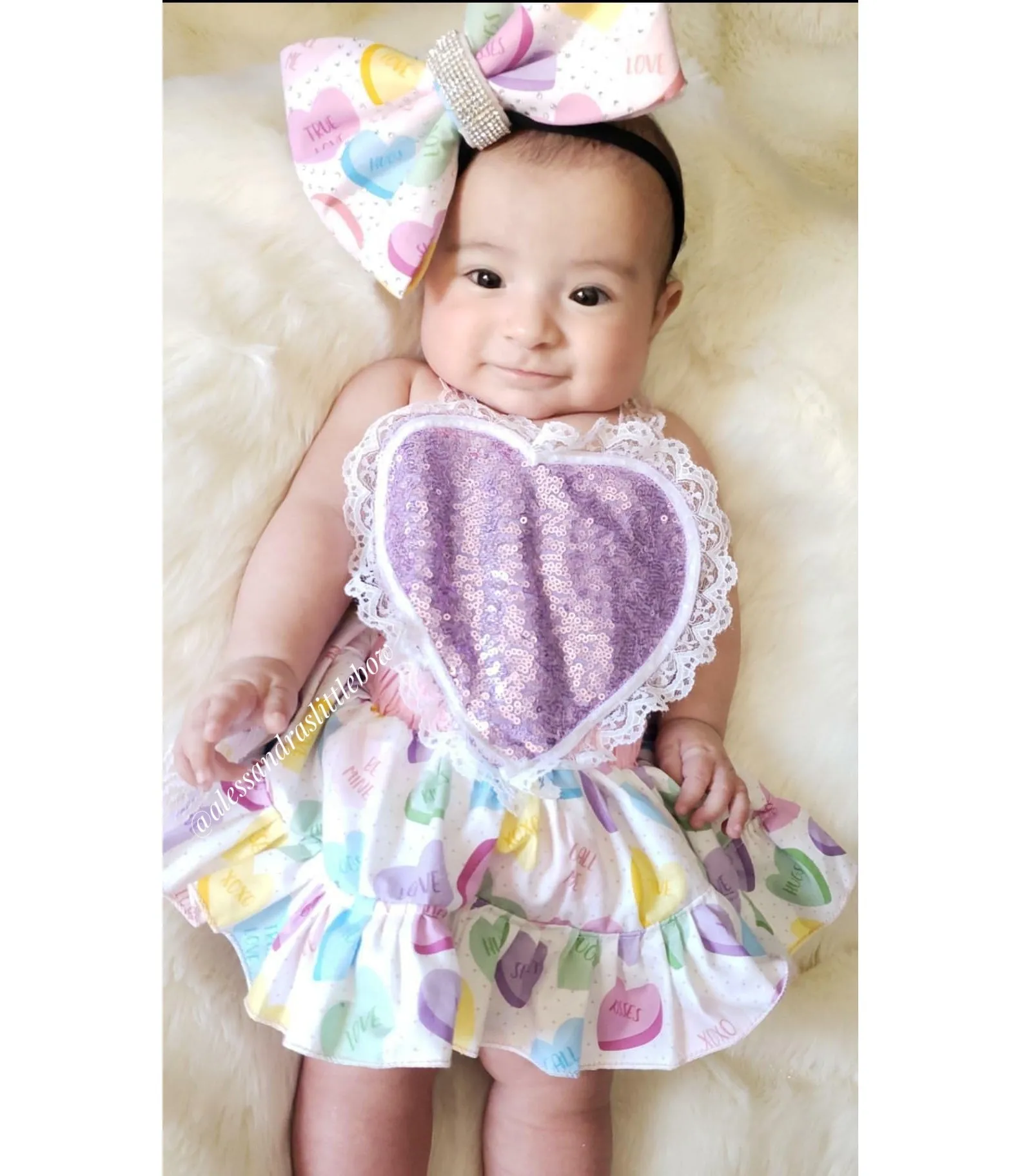 Sweet Hearts Pinafore Dress