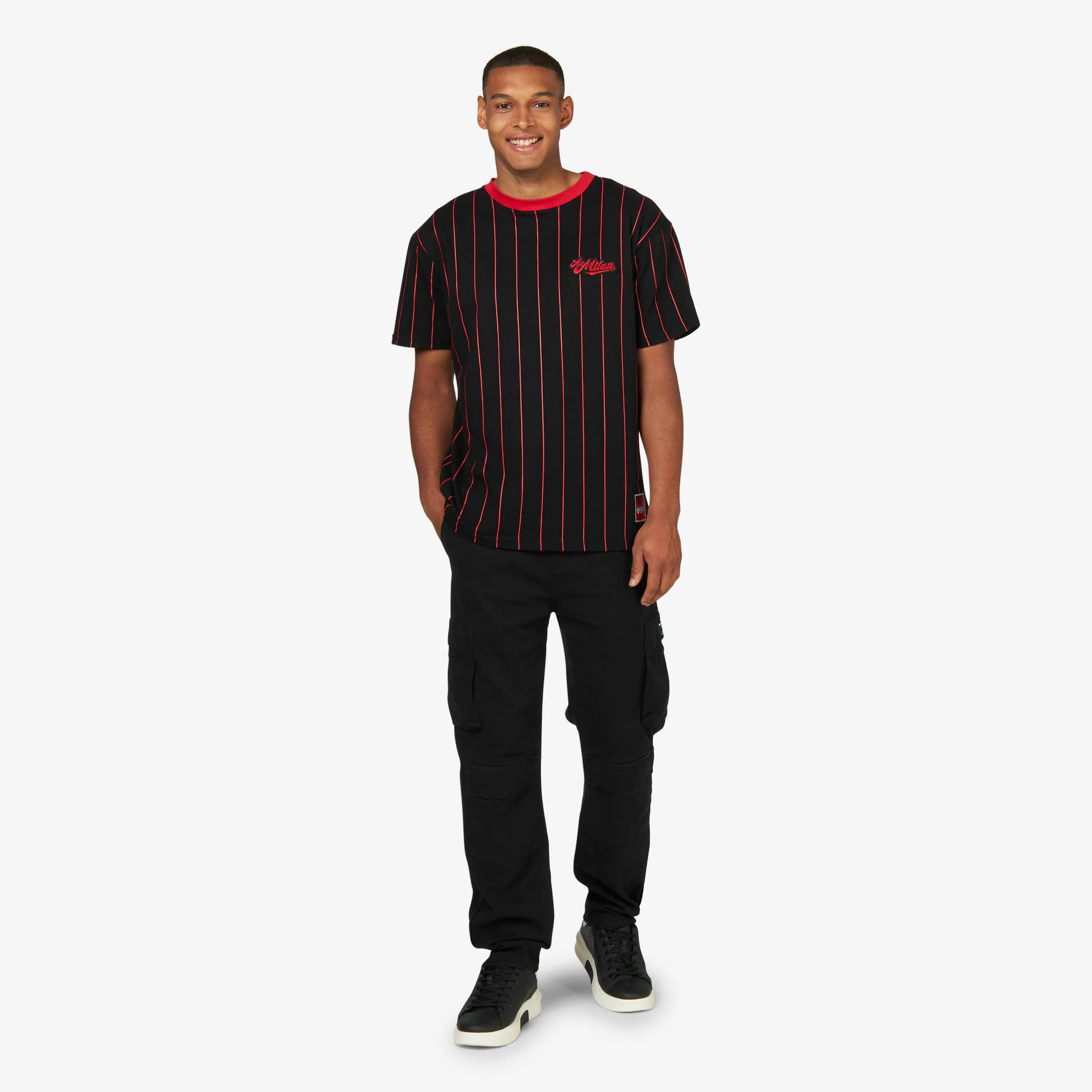 T-SHIRT PIN STRIPE MILAN URBAN COLLECTION NERA