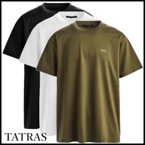 TATRAS  |Street Style Cotton Short Sleeves Logo T-Shirts