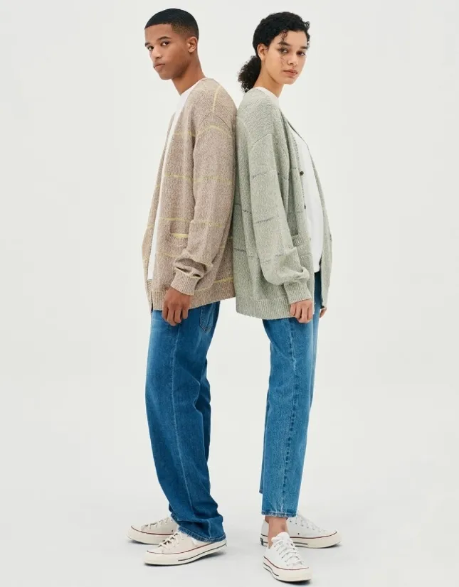 THE KNIT COMPANY  |Casual Style Unisex Street Style Cardigans