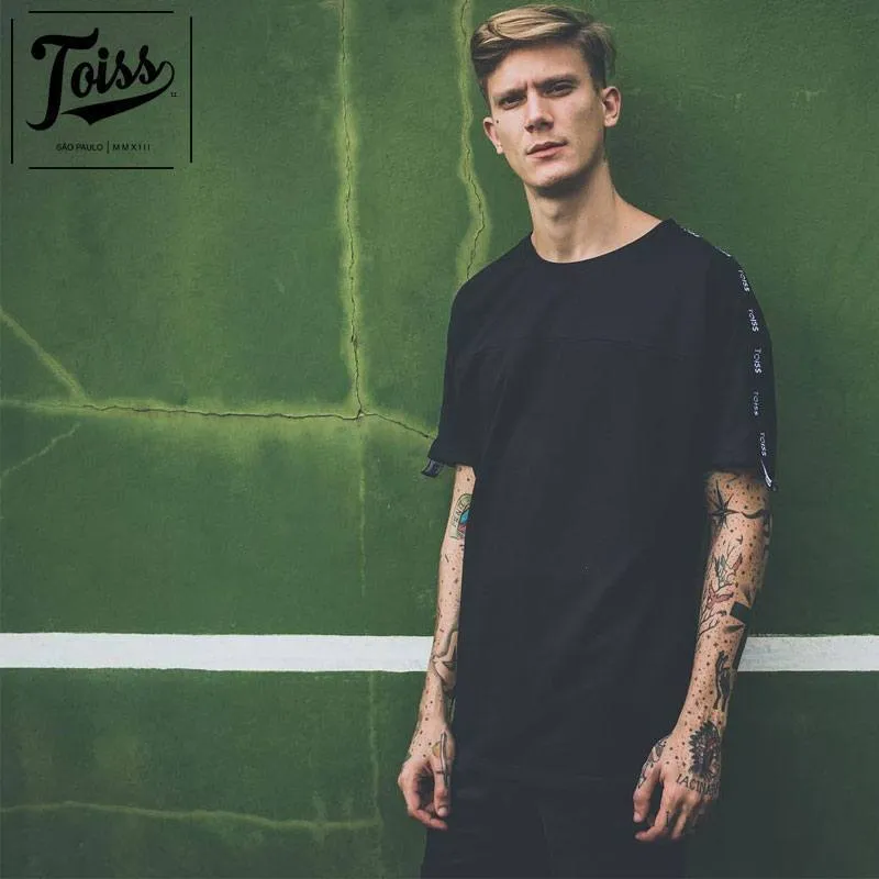 TOISS  |Street Style Plain Short Sleeves Logo T-Shirts