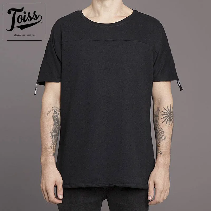 TOISS  |Street Style Plain Short Sleeves Logo T-Shirts