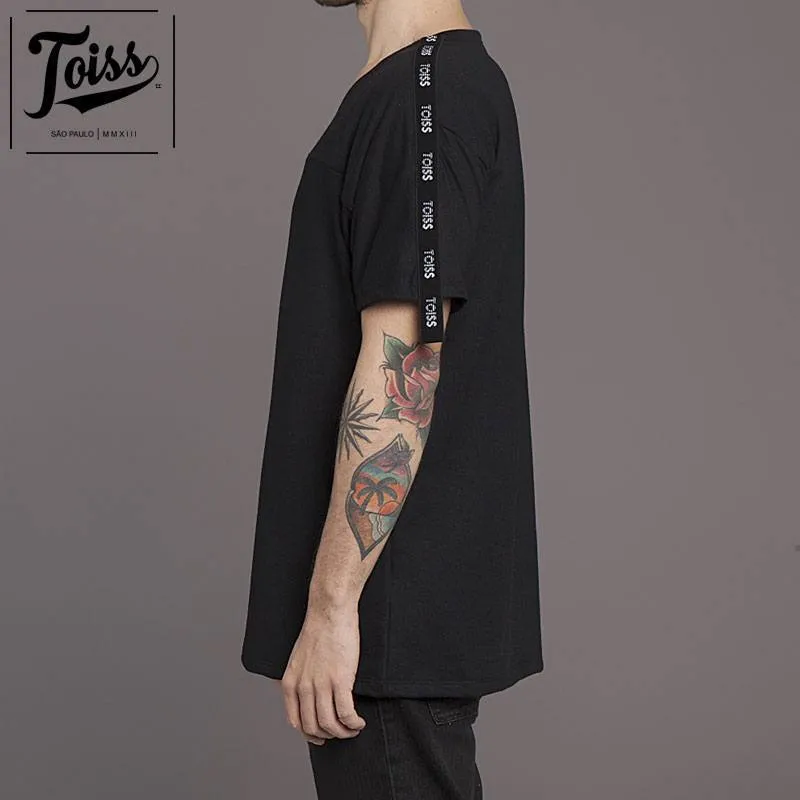 TOISS  |Street Style Plain Short Sleeves Logo T-Shirts