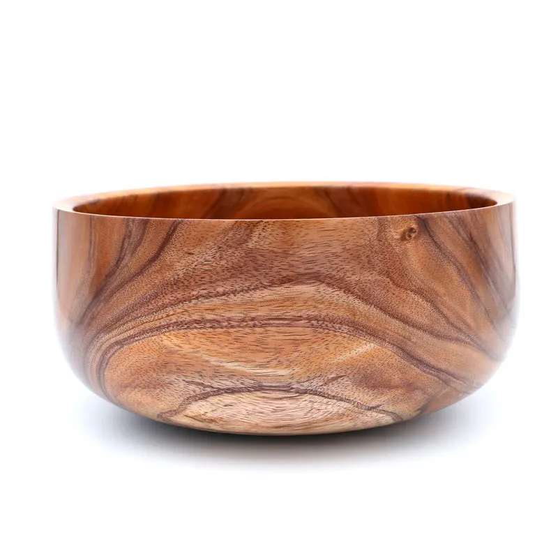 Traditional Hawaiian Koa Calabash Wood Bowl #715 - Large