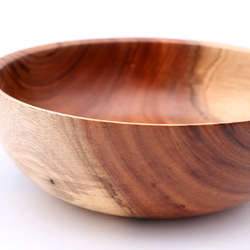 Traditional Hawaiian Koa Calabash Wood Bowl #721 - Medium