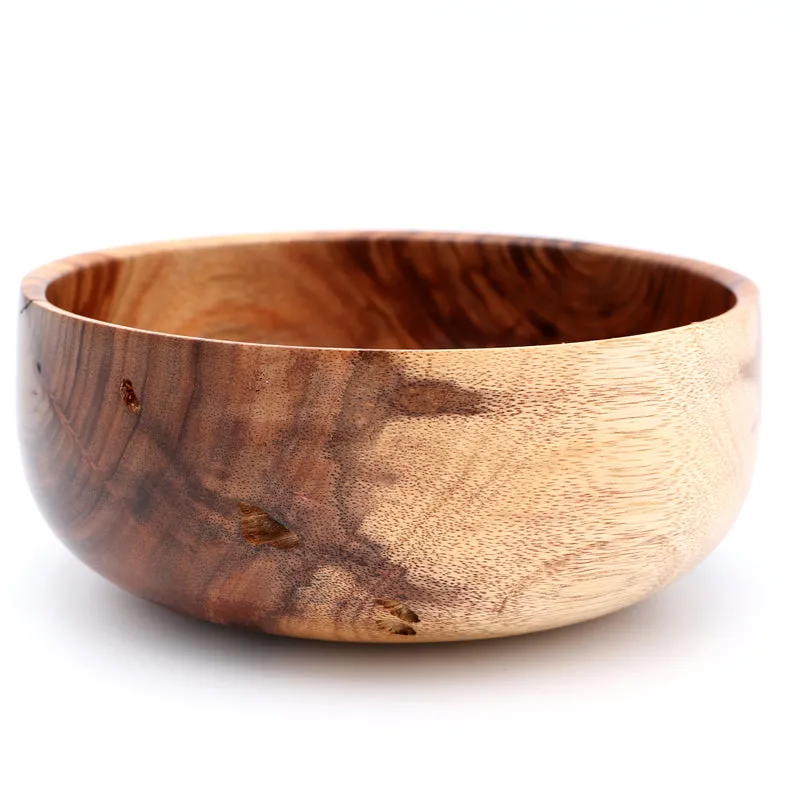 Traditional Hawaiian Koa Calabash Wood Bowl #723 - Medium