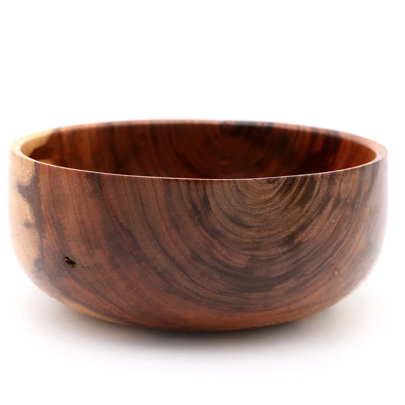 Traditional Hawaiian Koa Calabash Wood Bowl #723 - Medium