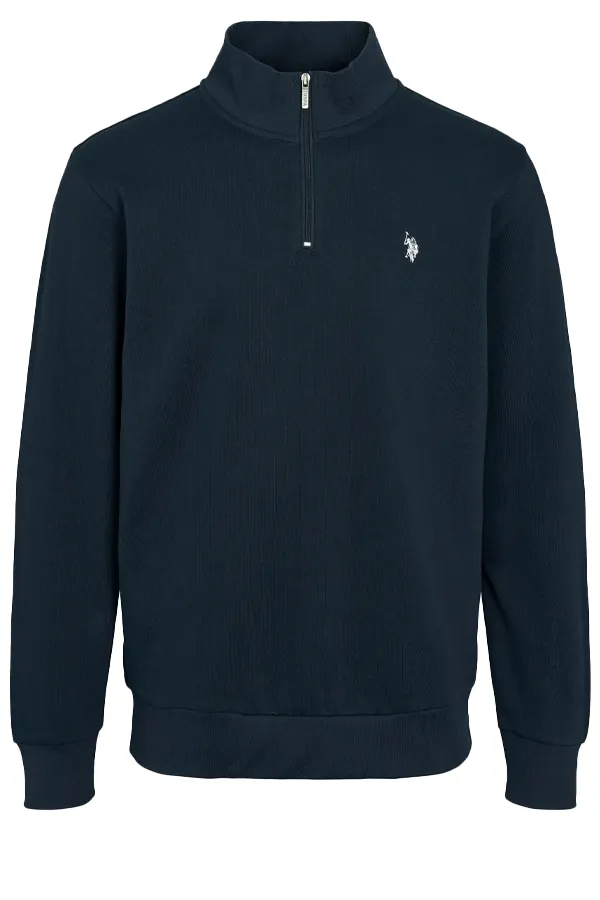 U.S. POLO ASSN. Half-Zip Sweatshirt Faik Navy