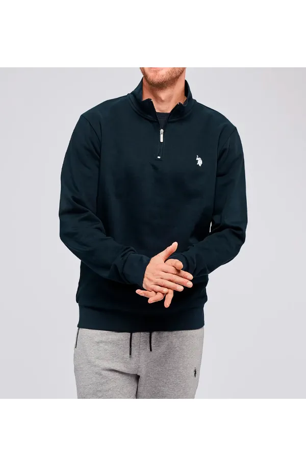 U.S. POLO ASSN. Half-Zip Sweatshirt Faik Navy