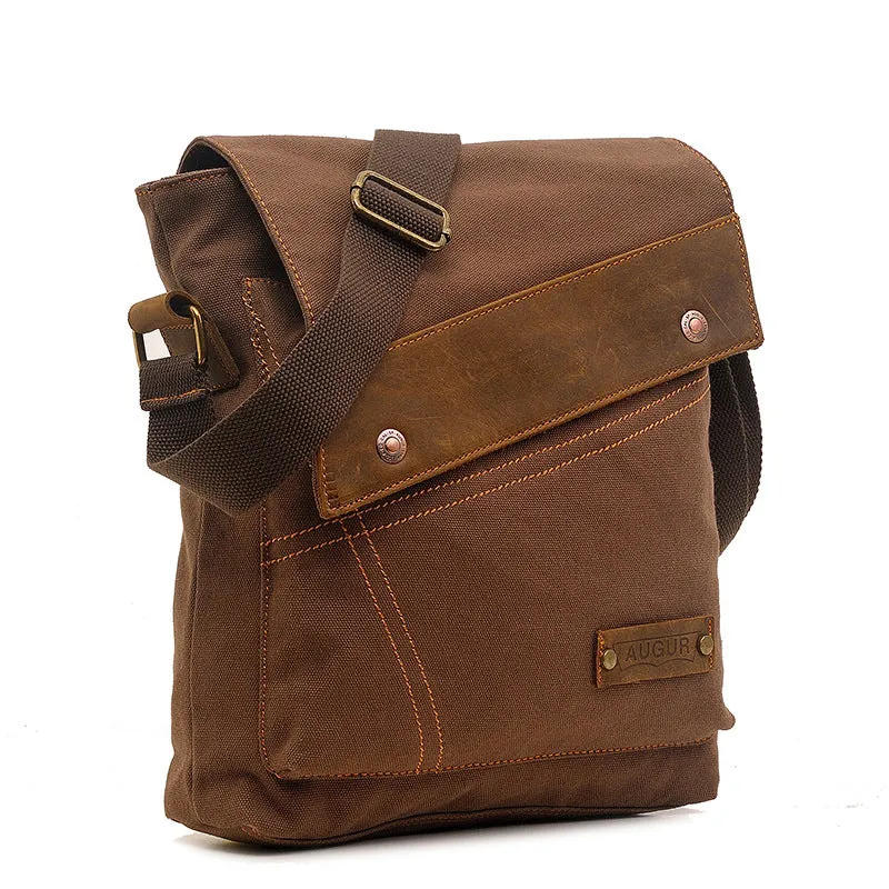 Vintage Canvas Messenger Bag