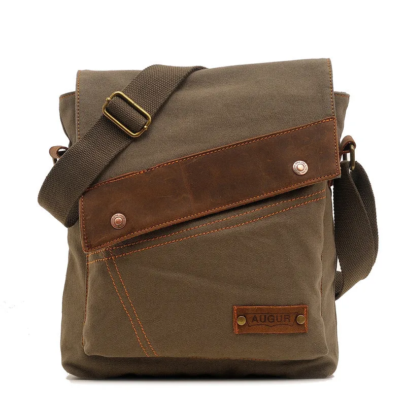 Vintage Canvas Messenger Bag