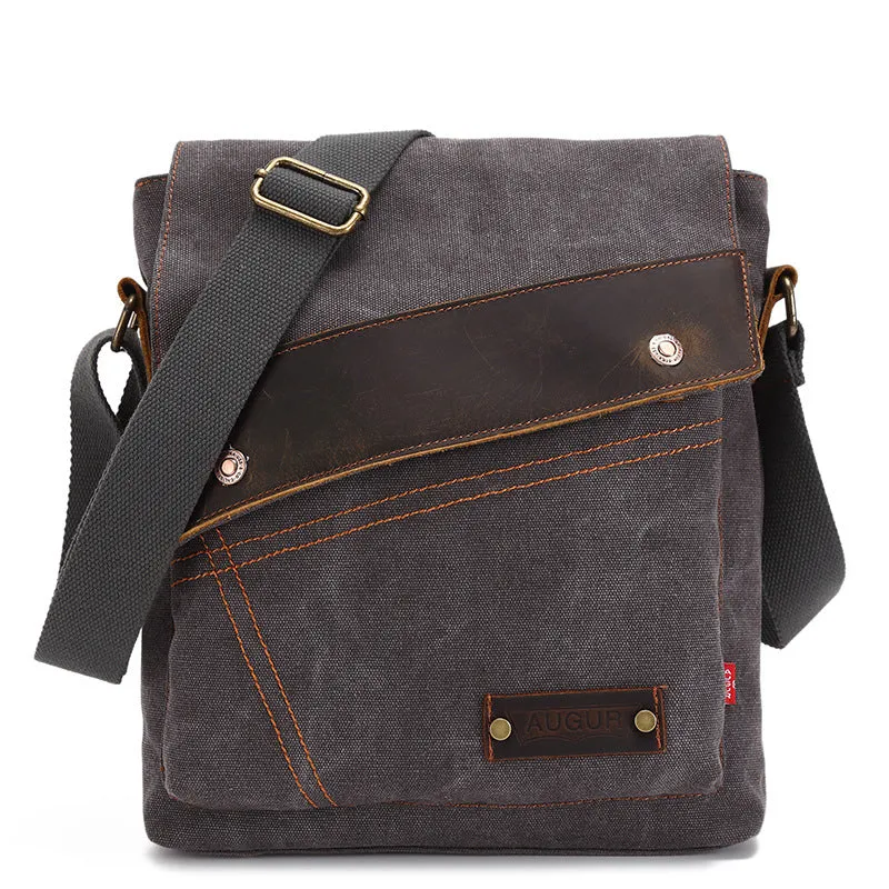 Vintage Canvas Messenger Bag