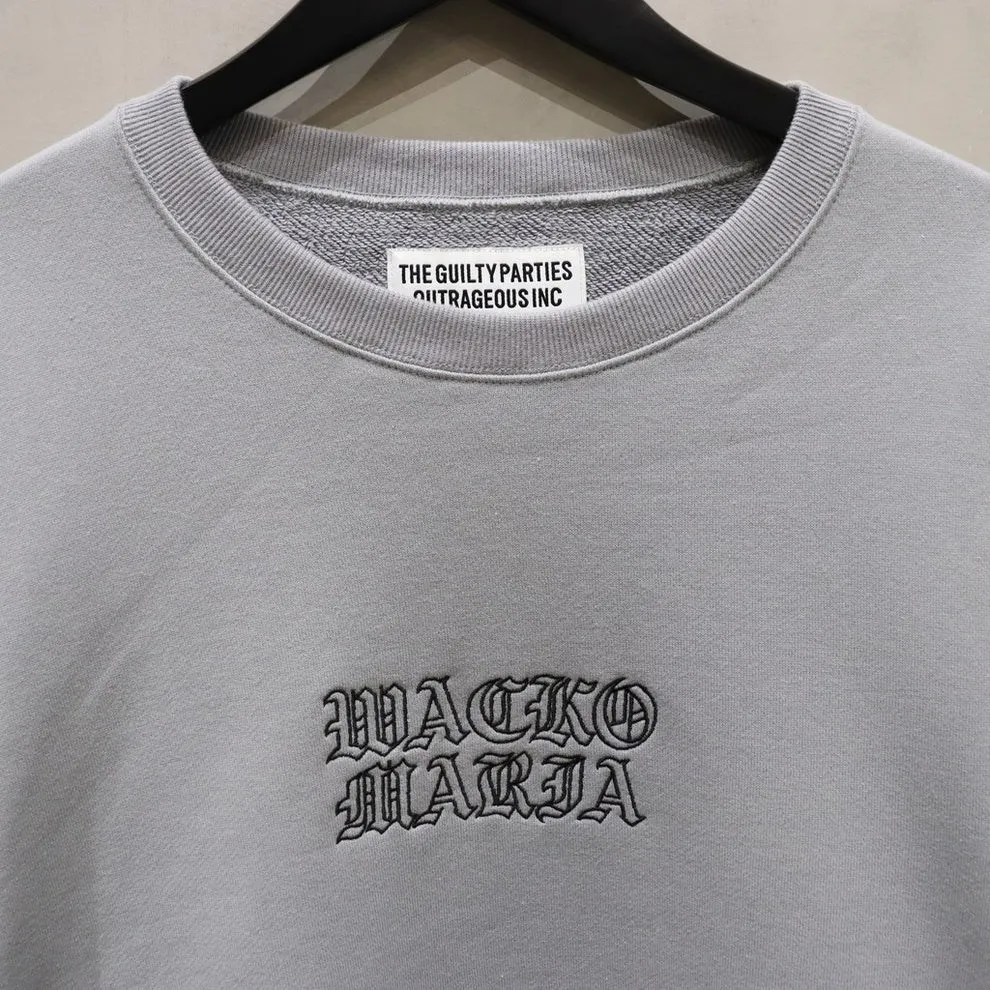 WACKO MARIA  |Unisex Street Style U-Neck Long Sleeves Cotton Sweatshirts