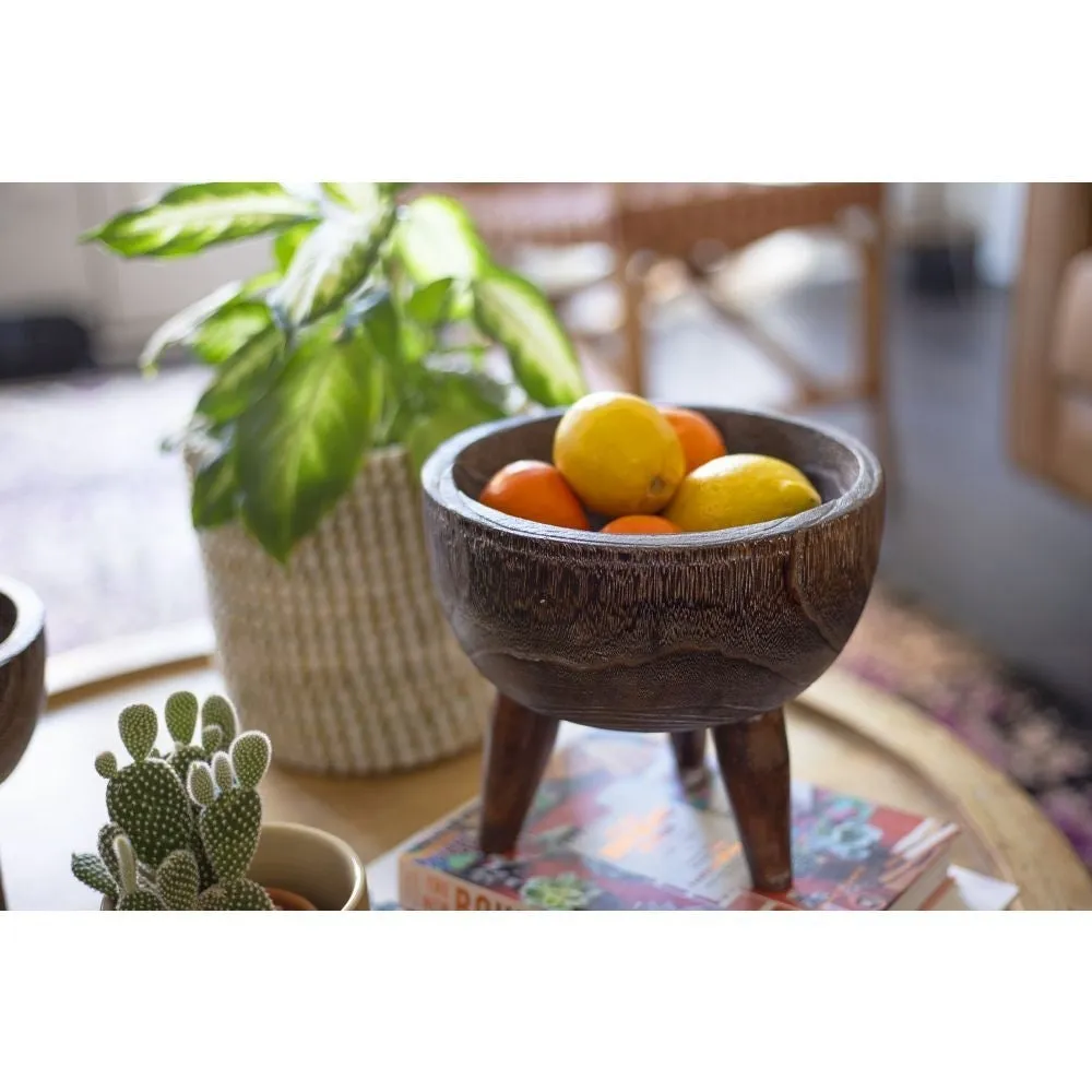 Wood Display footed Bowl / Tray  ea BBL