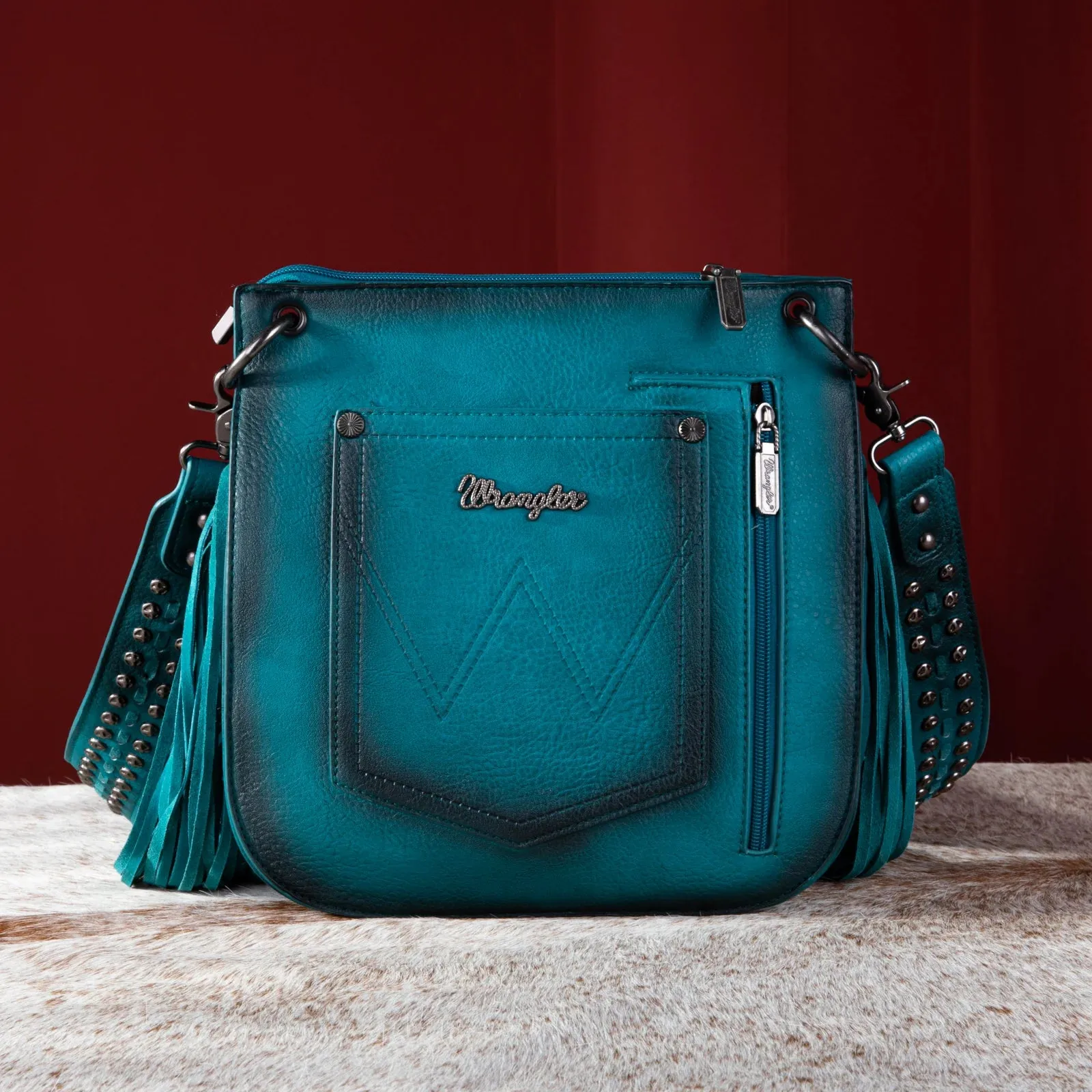 Wrangler Rivets Concealed Carry Crossbody