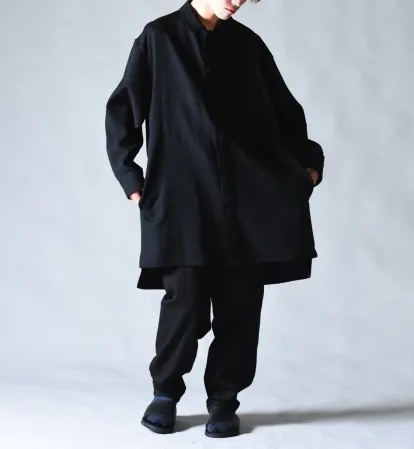 Yohji Yamamoto  |Unisex Wool Street Style Plain Designers Shirts