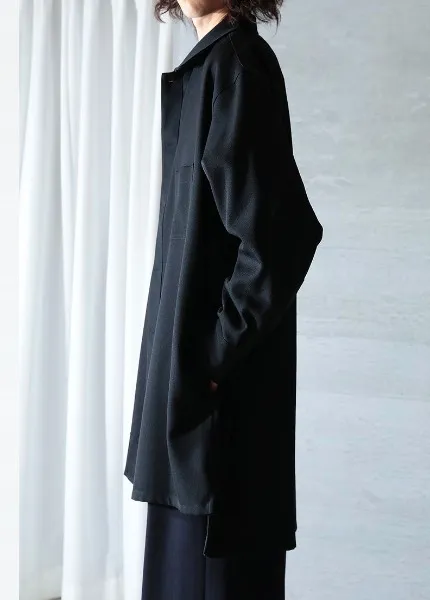 Yohji Yamamoto  |Unisex Wool Street Style Plain Designers Shirts