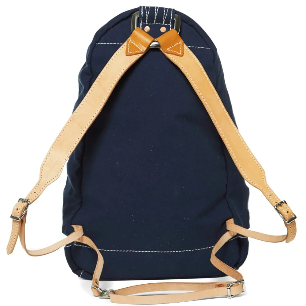 Yuketen Triangle BackpackNavy Canvas